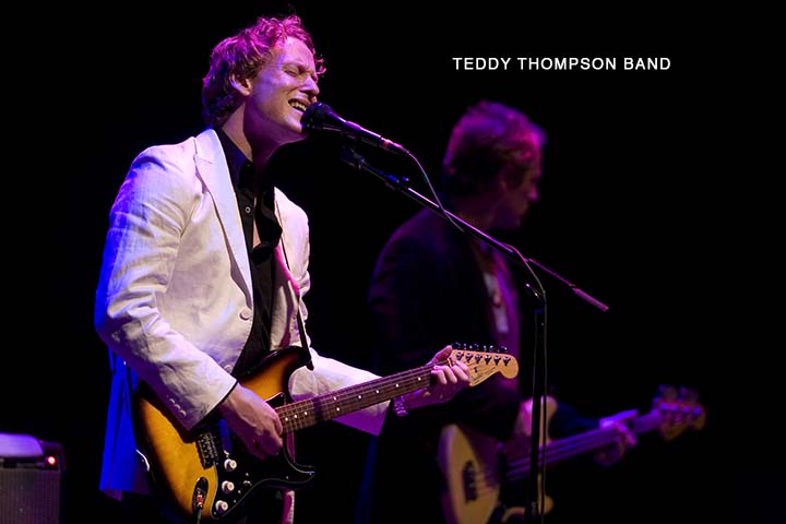 IN CONCERT: Teddy Thompson broods with a happy face